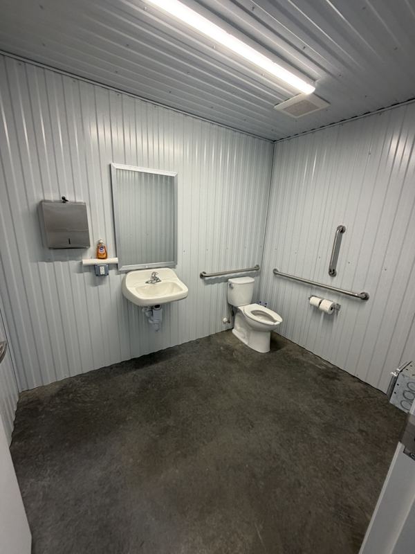 Half bath sink and mirror