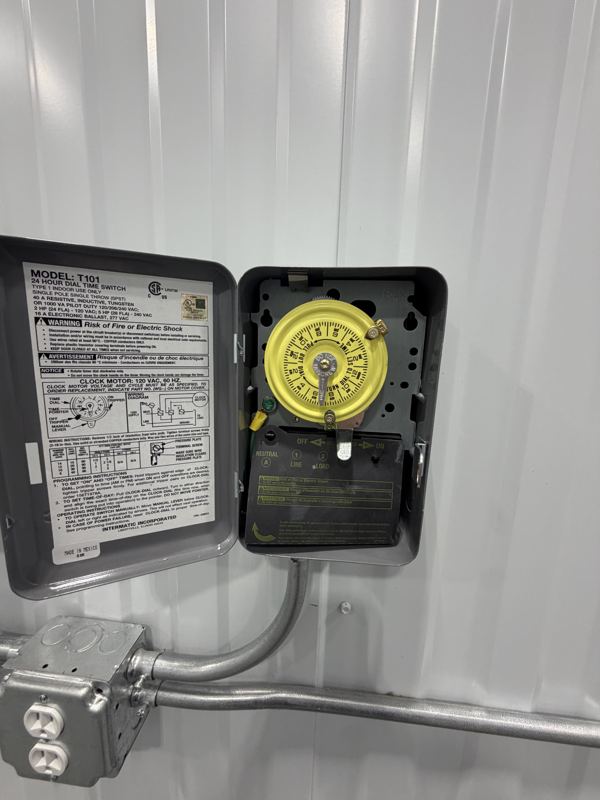 Ventilation fan timer